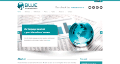 Desktop Screenshot of blue-translation.com